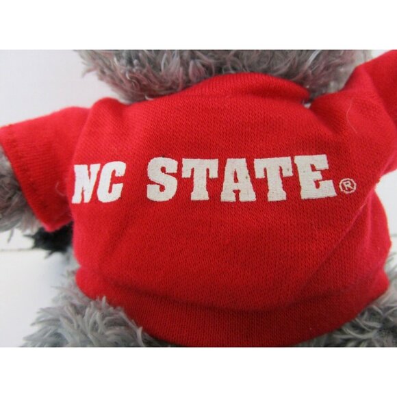 It's All Greek To Me NC State 8" Plush Gray Black Racoon Cute Cuddly Stuffed - Picture 5 of 7
